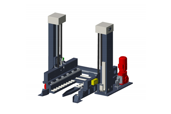 Low-level elevator (roller conveyor)