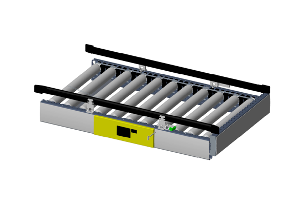 Straight roller conveyor