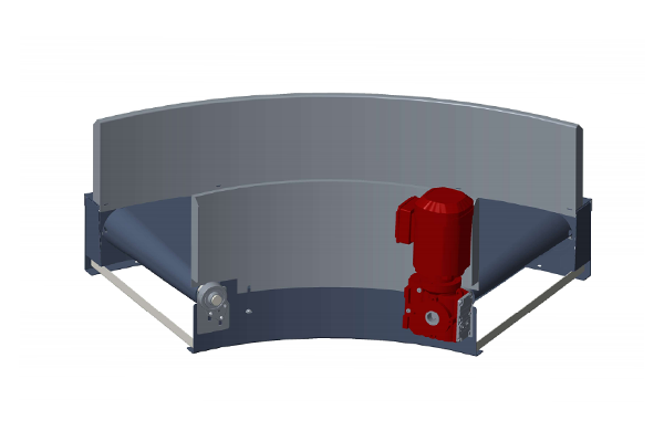 60 degree turn belt conveyor